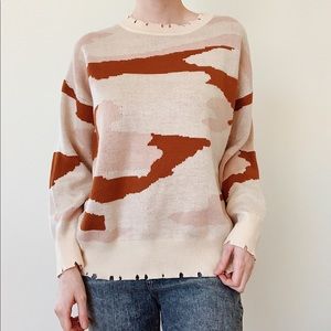 Vintage Distressed Boho Sweater